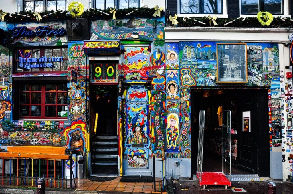 street art dans les rues d'amsterdam